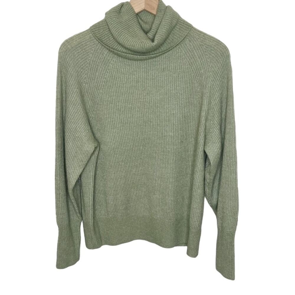 Quince Olive Green Turtleneck Sweater - Picture 2 of 16